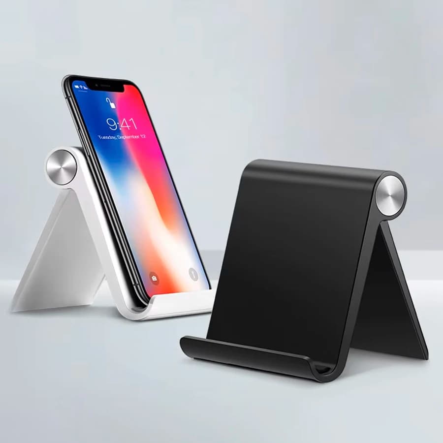 Support de téléphone réglable, pliable et portable, support de téléphone de bureau universel pour iPhone, Samsung